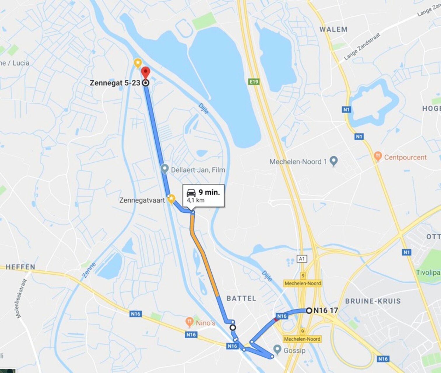 Wegbeschrijving